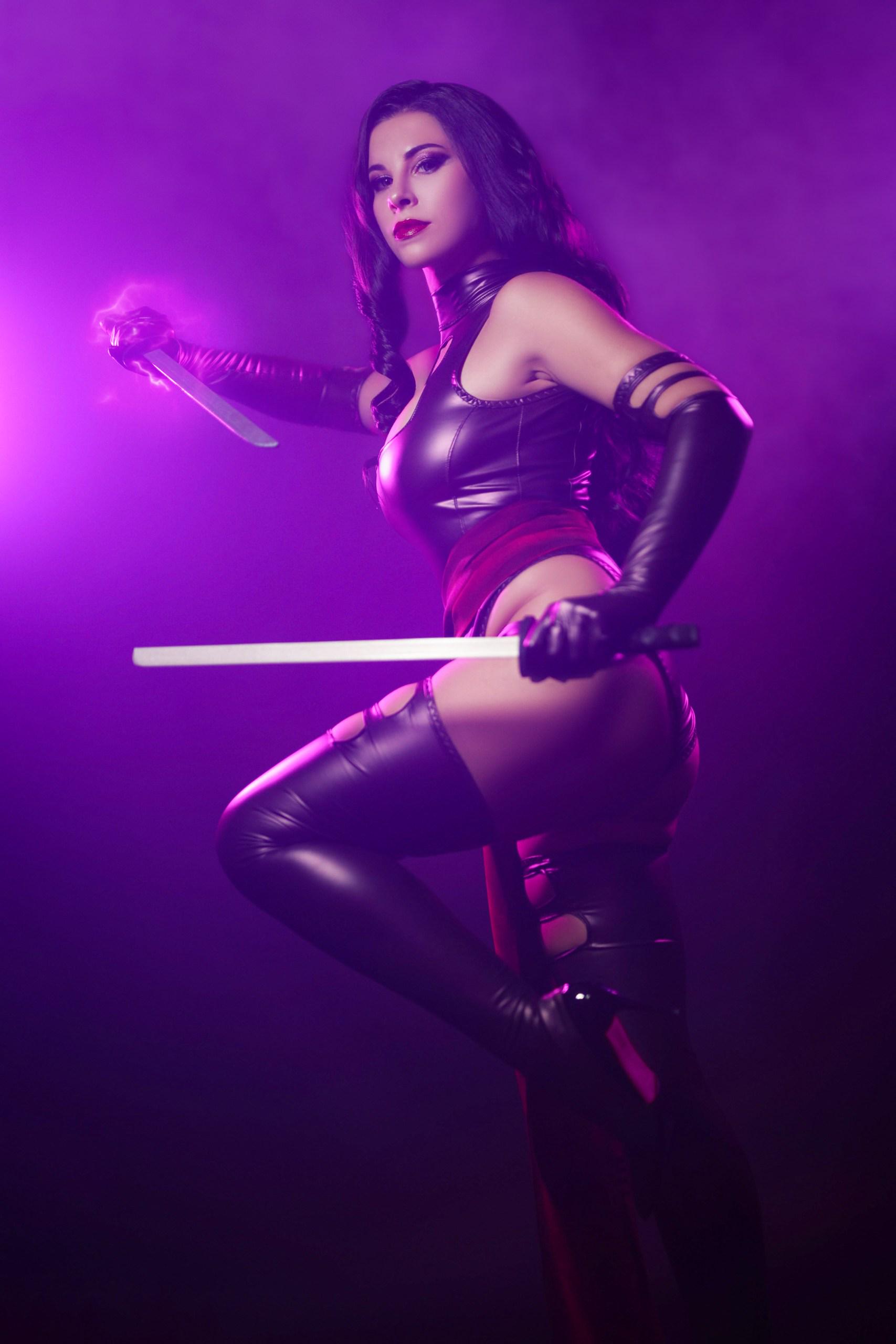 Psylocke from Marvel comics by Yuna Kairi