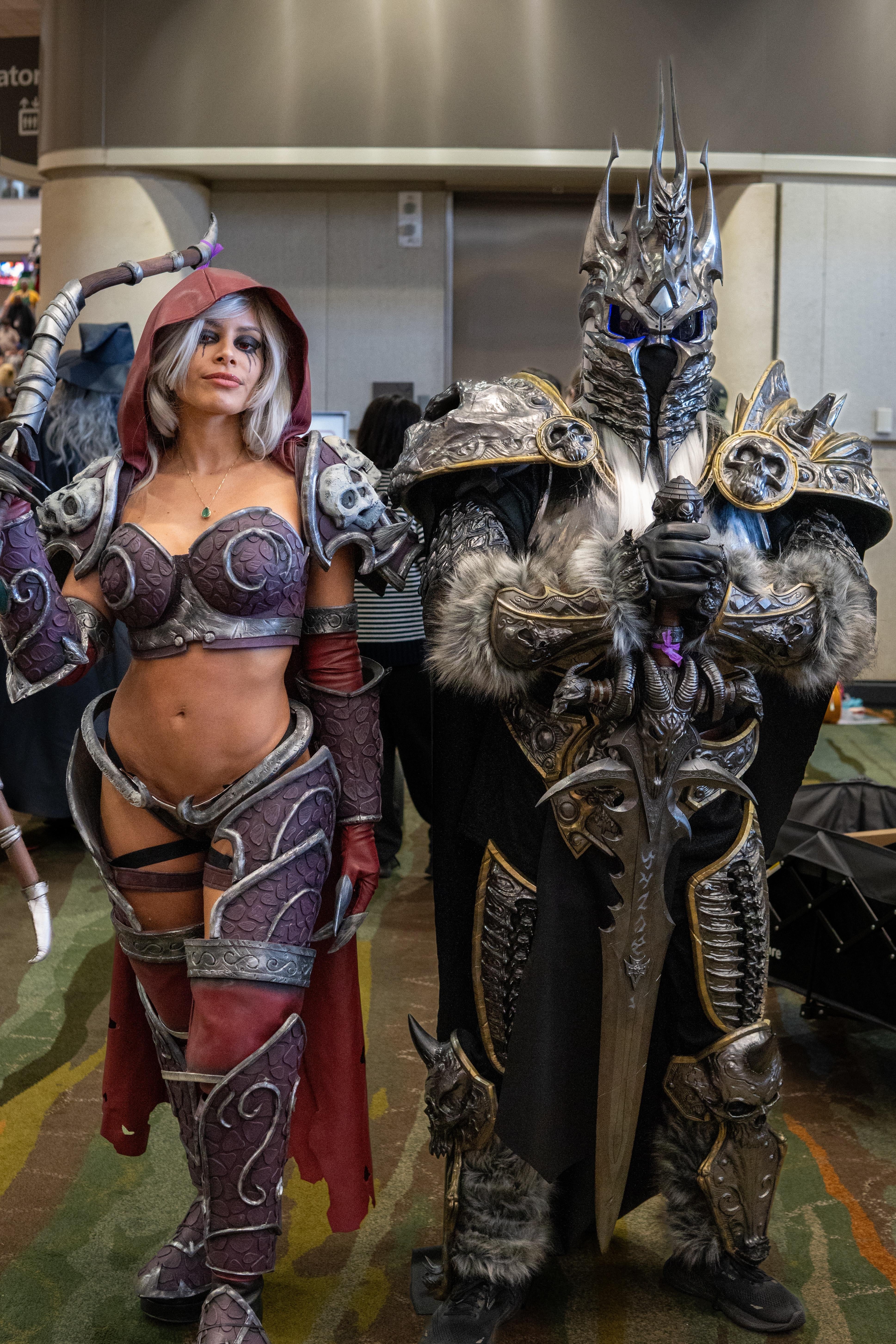 At the con vs. the photoshoot [F]