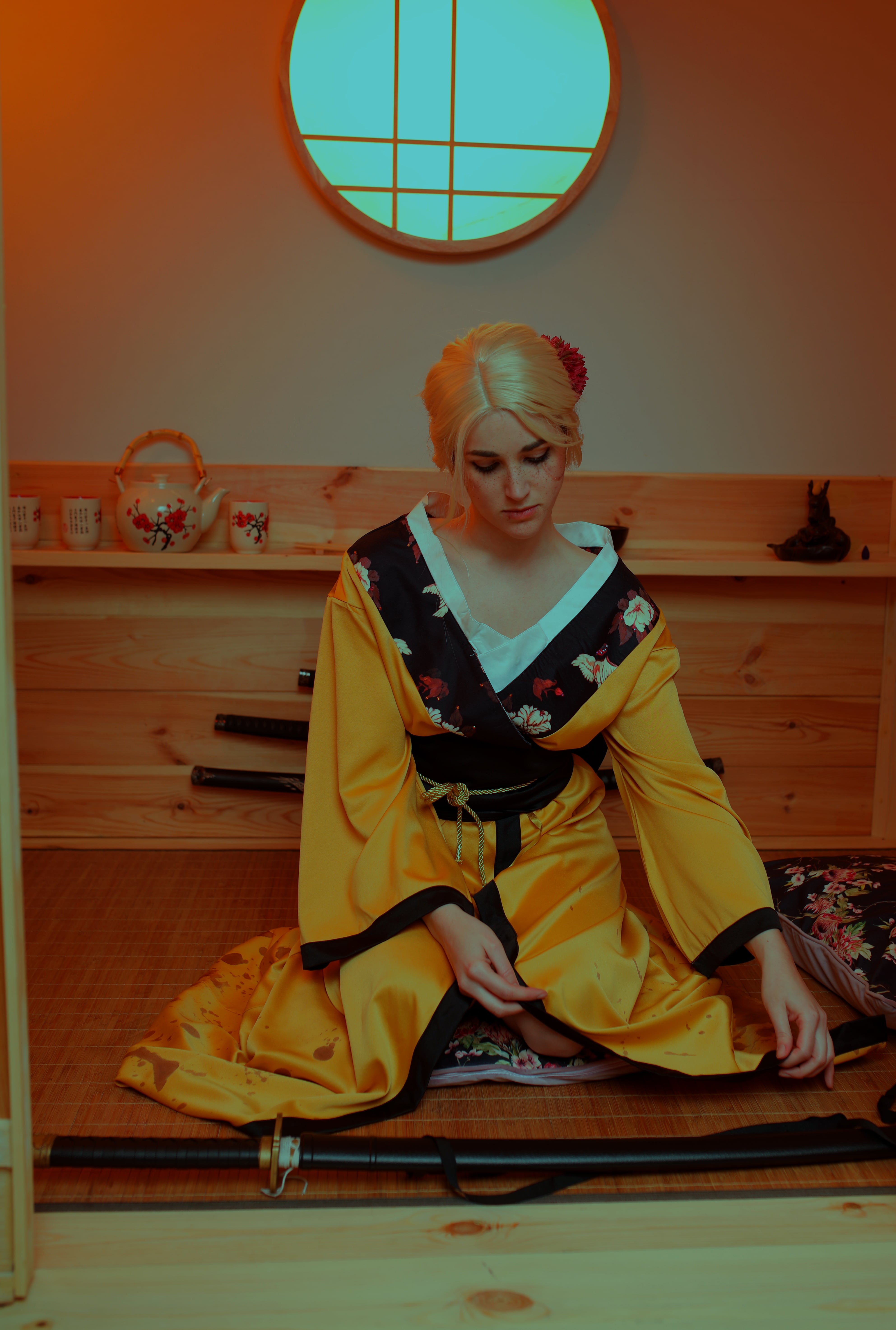 Ciri (kimono) from The Witcher 3 by Milashiroki