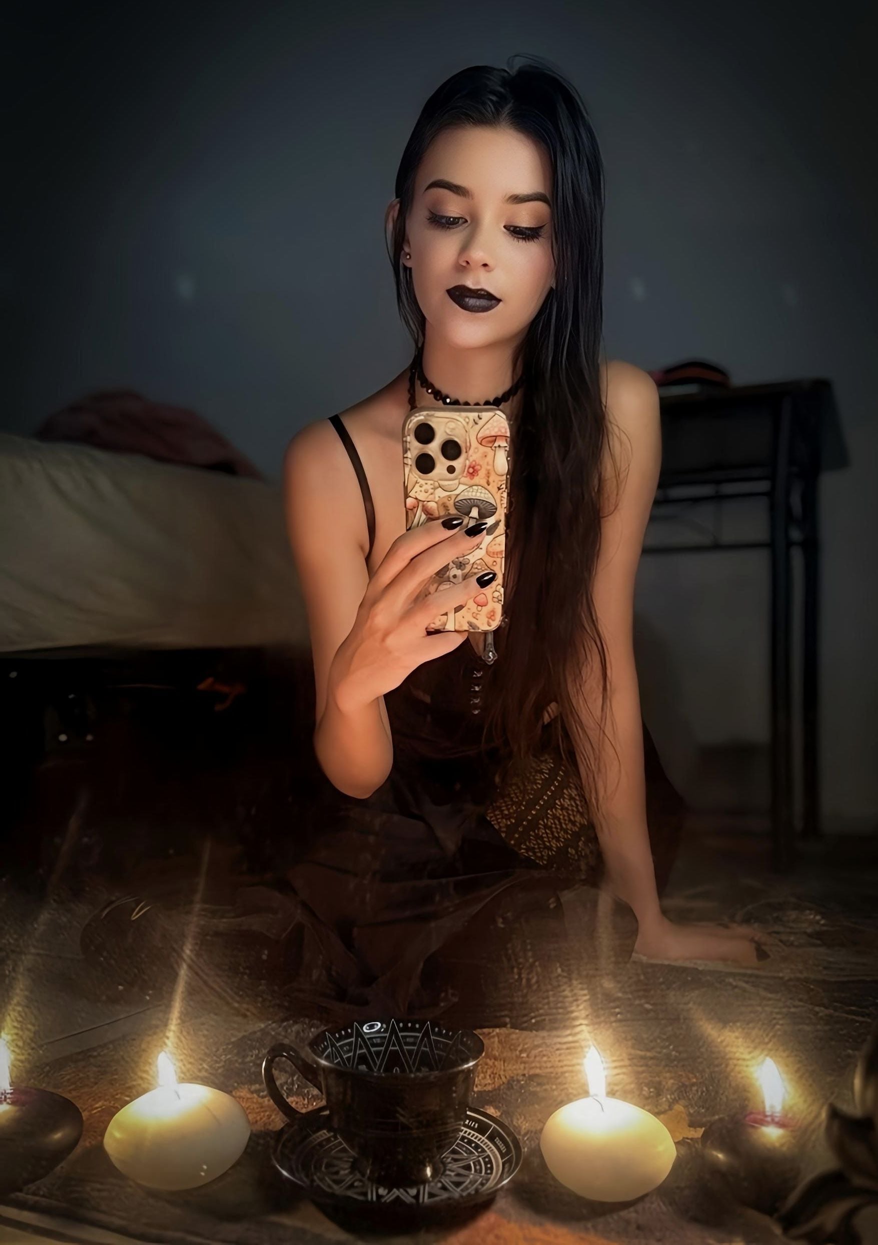 Right after casting a spell selfie..