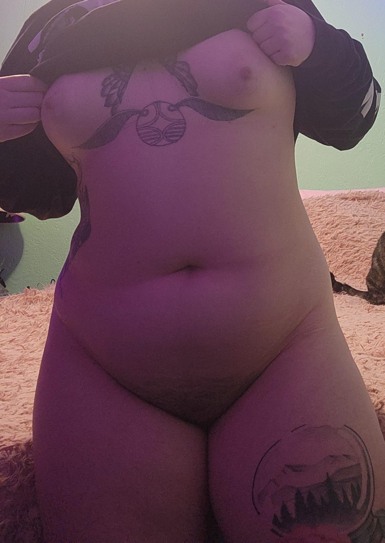 [F] I tried to get a funny shot of Lion-O playing with my titty but this is as close as I could get