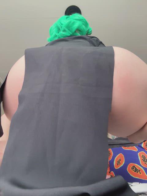 Tatsumaki showing what under her dress by me excat17
