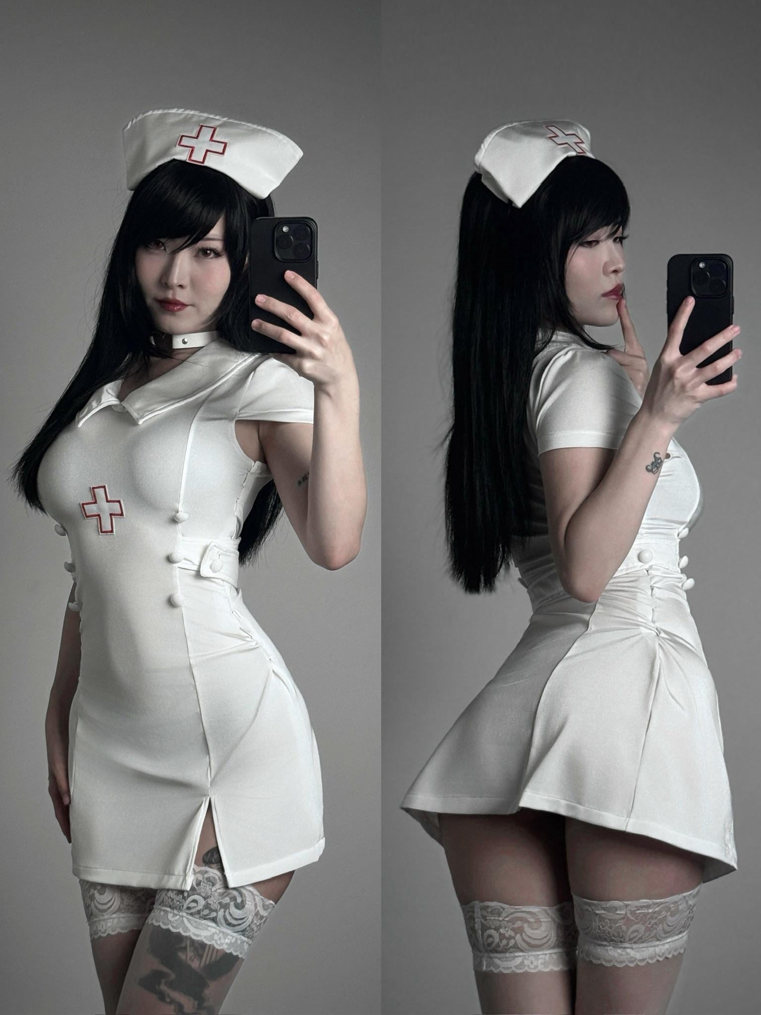 Nurse Tifa by @dystorra