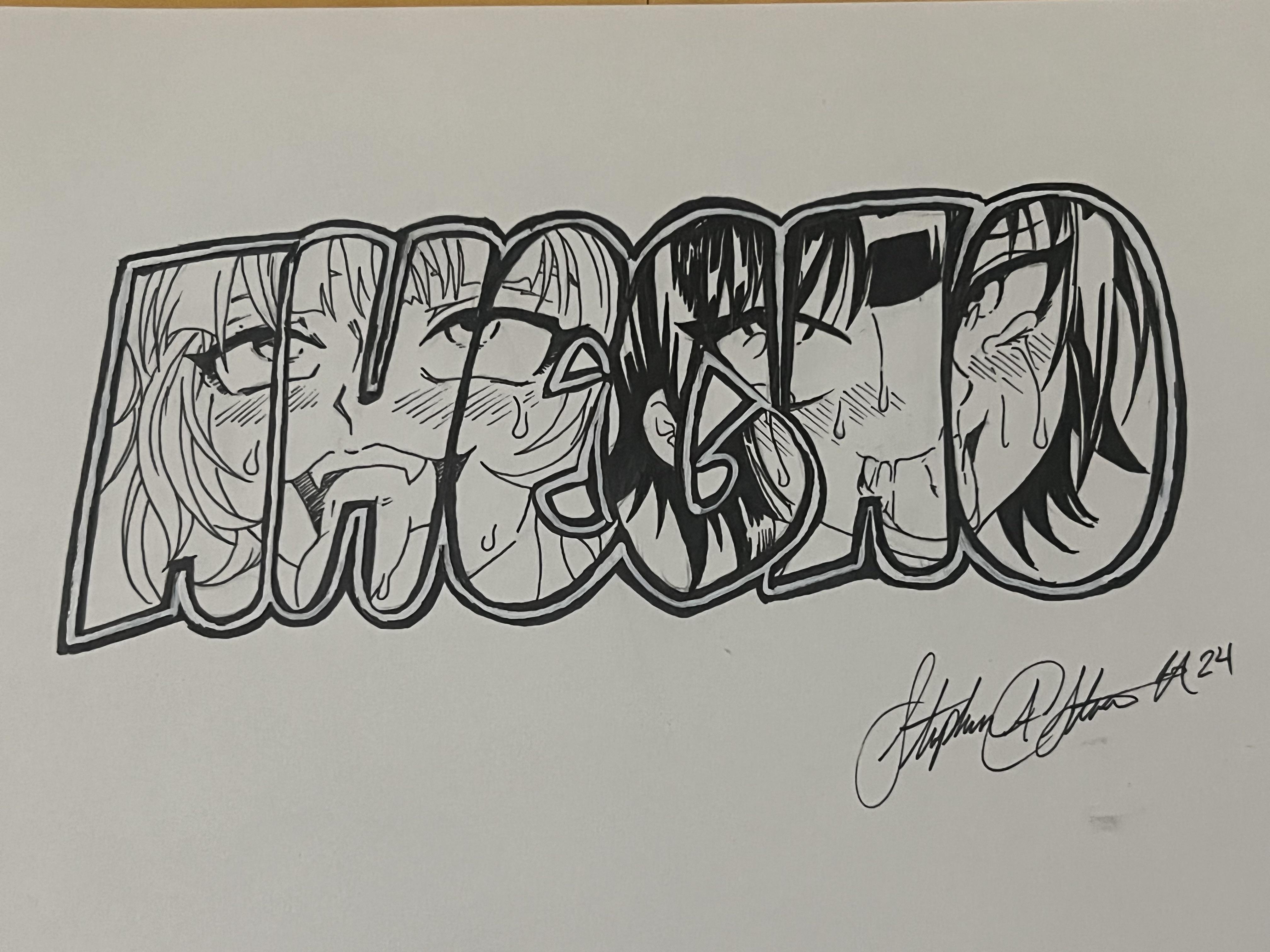 I commissioned a tattoo design from a friend.