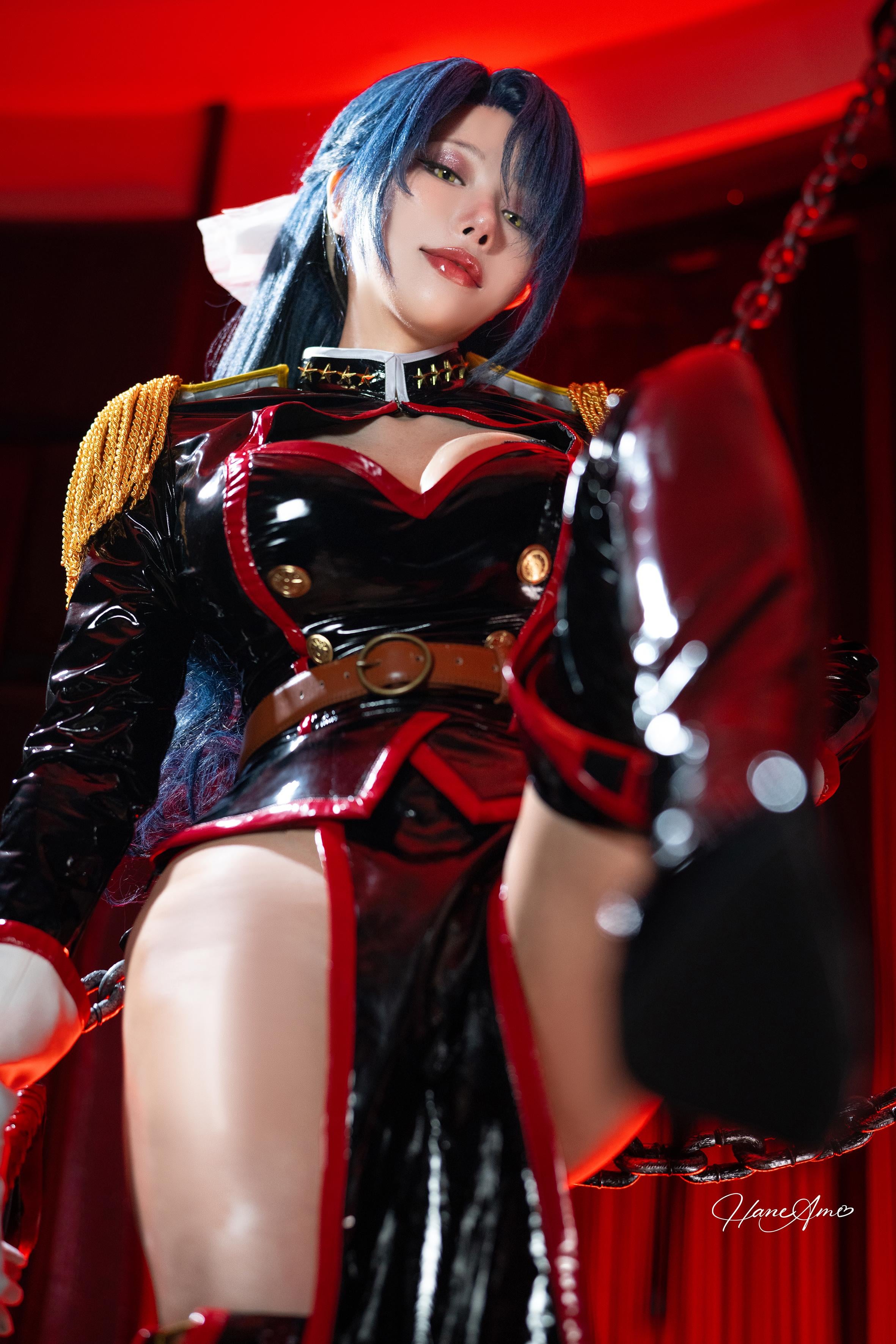 Fubuki Azuma Unleashed: Chained Soldier Cosplay Seduction