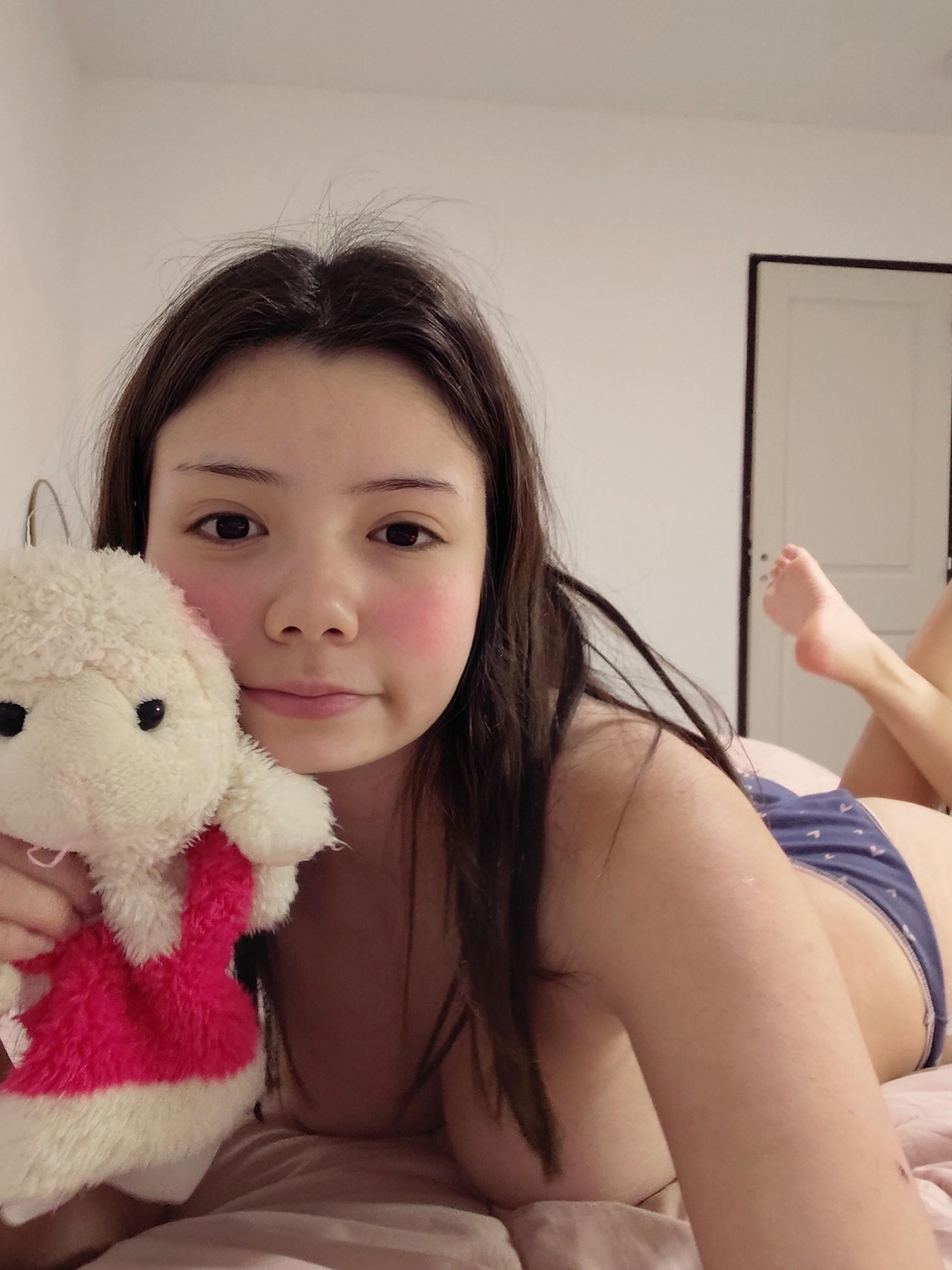 Sultry Skinny Asian Cosplay Model Demands Attention