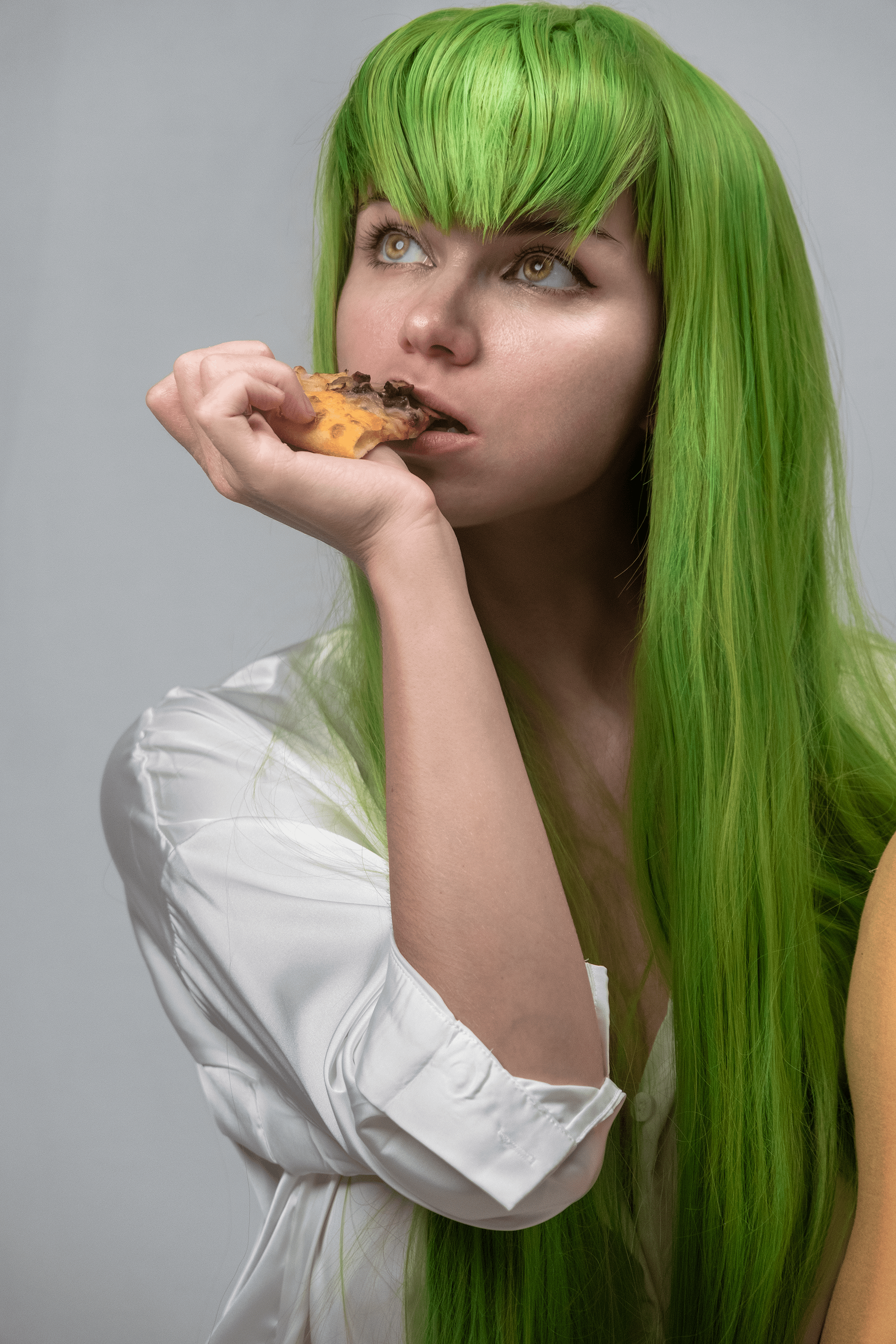 Nancy Novikova Brings C.C. to Life in Sultry Code Geass Cosplay