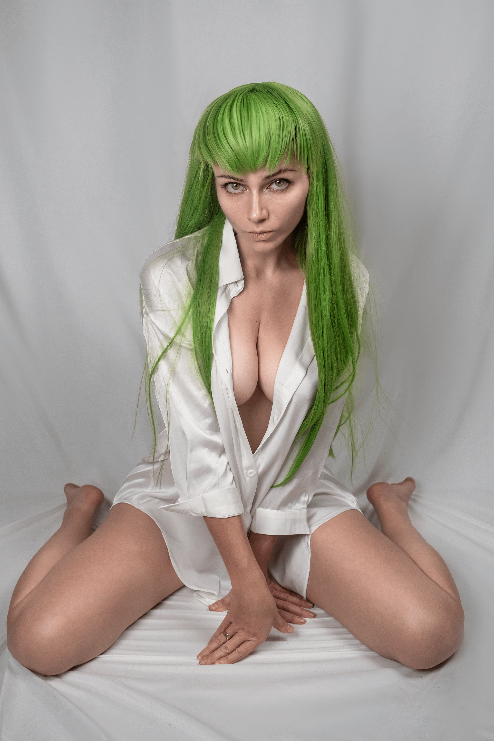 Nancy Novikova Embodies C.C. from Code Geass in Stunning Cosplay